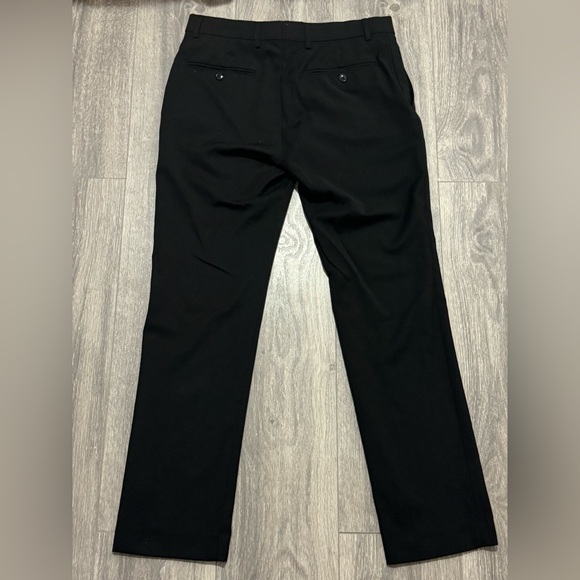 Tommy Hilfiger Mens Medium Black Wool Dress Pants 30W x 30L - Picture 6 of 6